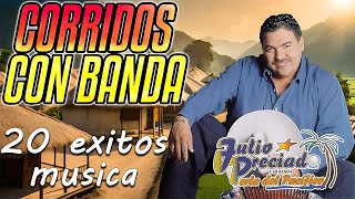 Top 20 Mejores Canciones De Julio Preciado  Puros Corridos Con Banda Para Pistear [upl. by Anrev958]