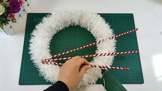 Discover the Easiest Way to Make a Christmas Wreath  Make and Sell  Christmas Crafts [upl. by Sacrod]