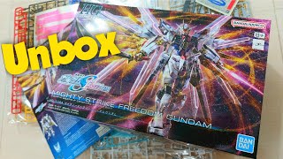 Mighty Strike Freedom  Seed Freedom Unbox bandai seedfreedom hg gunpla unboxing [upl. by Rosati]