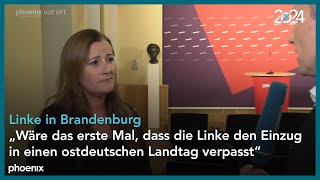 LTW Brandenburg Interview mit Janine Wissler DIE LINKE Bundesvorsitzende [upl. by Oinotnas]