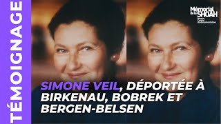 Témoignage  Simone Veil déportée à Birkenau Bobrek et BergenBelsen [upl. by Adnohsed]