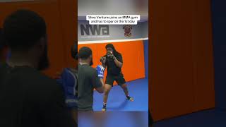 Bro has to spar on his 1st day at an MMA gym [upl. by Naraa]