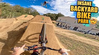 THIS BACKYARD MOUNTAIN BIKE PARK IS THE BEST YOULL EVER SEE [upl. by Forrester582]