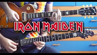 Iron Maiden  Aces High Guitar Solos Cover [upl. by Chien696]