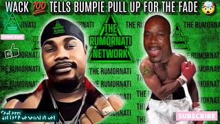 HEATED WACK 100 VS BUMPIE SET UP FADE GOES LEFT OVER POLITICS wack100 therumornatinetwork funny [upl. by Tail]