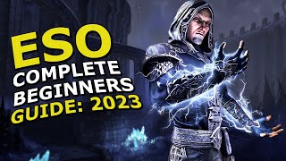 ESO Complete Beginners Guide 2023 [upl. by Anelram893]