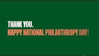 National Philanthropy Day 2024 [upl. by Nylarac]