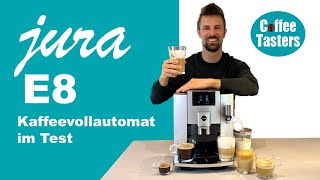 Jura E8 Kaffeevollautomat Test ⭐ 7 Getränke live  MilchschaumCheck [upl. by Roddy22]