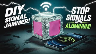 DIY Signal Jammer  Stop Signals With Aluminium  How to Make signal jammer [upl. by Doralin726]