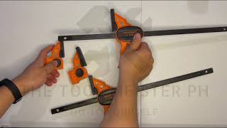 How to join Jorgensen EZ Hold Expandable Bar Clamps double the opening capacity [upl. by Ilajna]