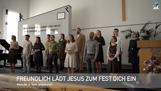 Freundlich lädt Jesus zum Fest dich ein [upl. by Schinica]