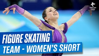 Figure Skating  Team Event  Womens Short Program  Full Replay  Beijing2022 [upl. by Ecirehs]