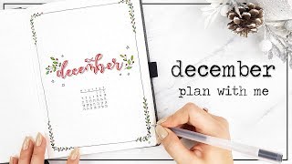 PLAN WITH ME  December 2017 Bullet Journal Setup [upl. by Sieber]