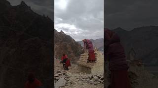 NUNNERY Monastery KARCHA Zanskar [upl. by Euqinaj]