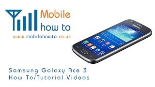 How To FactoryHard Reset  Samsung Galaxy Ace 3 [upl. by Domenech891]