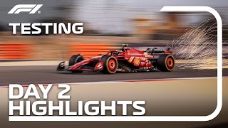 Day 2 Highlights  F1 PreSeason Testing 2024 [upl. by Yanrahc5]