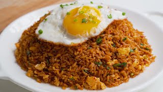 Spicy Egg Fried Rice in just 10 minutes 🔥 [upl. by Nathalie208]