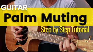 Guitar Palm Muting amp Strumming  Beginner Acoustic Guitar Technique [upl. by Thornie486]