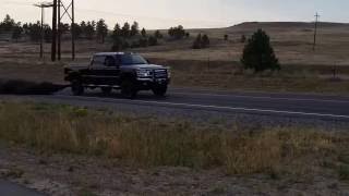 Duramax coal roll Billings MT 2006 LBZ smoke demonstration 60 over injectors [upl. by Leigh547]