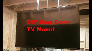 Drop Down TV Mount  DIY [upl. by Aener970]