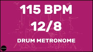 128  Drum Metronome Loop  115 BPM [upl. by Atonsah]