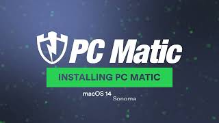 Install PC Matic on macOS 14 Sonoma [upl. by Nyar]