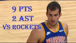 Nemanja Bjelica 9 Pts 2 Ast Houston Rockets vs Golden State Warriors HIGHLIGHTS [upl. by Alleacim]