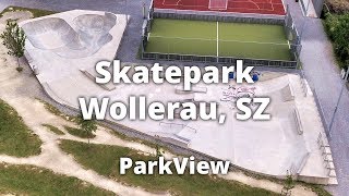 Skatepark Wollerau SZ  Schweiz 2019  ParkView Tour 192 [upl. by Rebe]