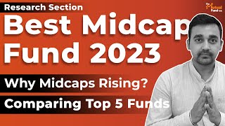 Best midcap mutual fund 2023  Detail Comparison of best performing midcap funds [upl. by Aisyla]