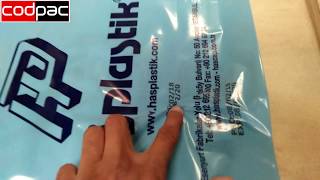 THERMAL INKJET HANDJET PRINTER ON PLASTIC BAG [upl. by Medovich164]