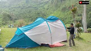 Pasang Tenda QUECHUA ARPENAZ FAMILY 41 [upl. by Stargell953]