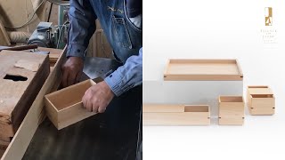 Japanese cypress boxes that can be used functionally and creatively  Toyooka Craft [upl. by Temirf]