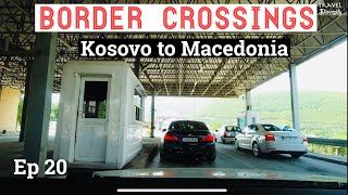 Driving from Pristina Kosovo to Skopje North Macedonia [upl. by Warthman]