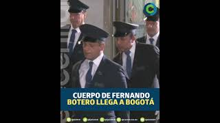 Cuerpo de Fernando Botero llega a Bogotá [upl. by Seel]