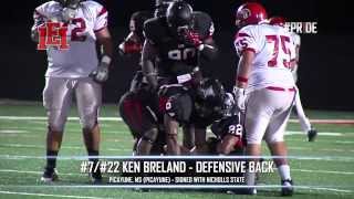 EMCC Defensive Back Ken Breland [upl. by Yasdnyl]