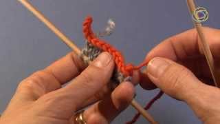 Tutorial zu den Grundtechniken des Strickens der provisorische Maschenanschlag [upl. by Charie787]