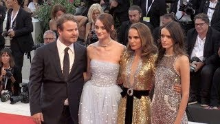 Natalie Portman Stacy Martin and more on the red carpet for the Premiere of Vox Lux in Venice [upl. by Nylirad]