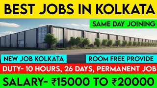 Best Jobs In Kolkata 2024  Kolkata Job Vacancy 2024 [upl. by Ynnoj21]