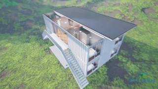 SCH6 6 x 40ft Double Story Duplex Container Home [upl. by Koby]