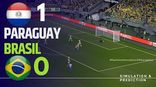 PARAGUAY 10 BRASIL  Resumen • Eliminatorias Sudamericanas 2024 SimulaciónRecreación [upl. by Jaf455]