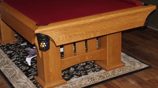 Pool Table Build  Part 4 [upl. by Aubin351]