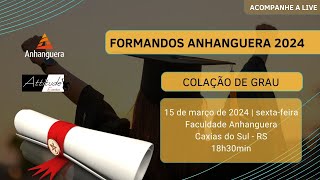 Solenidade de Colação de Grau Anhanguera 2024 [upl. by Muhcan]