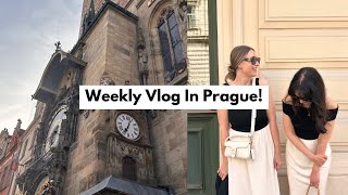 weekly vlog  visiting prague prague 8 paris street cafe savoy [upl. by Yenaffit]