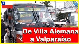 GRAN VALPARAÍSO EN MICRO  De Villa Alemana al sector Puerto 🚌🇨🇱 [upl. by Ennoryt]