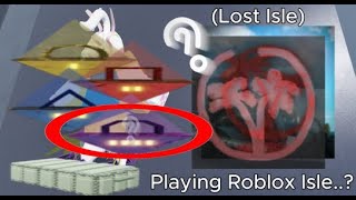 Playing Roblox Isle  Lost Isle  Isle Fangame [upl. by Hayotal]