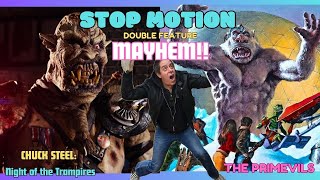 Stop Motion Monster MAYHEM The PRIMEVALS 2023 amp CHUCK STEEL Night of the TRAMPIRES 2018 [upl. by Salot59]