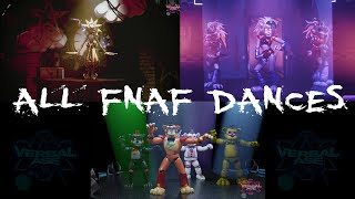 All FNAF Dance Scenes  Verbalase [upl. by Hteazile]