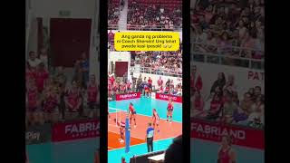 Laki ng problema ni Coach She di na nya alam sino ipapasok creamline jemagalanza beadeleon pvl [upl. by Revkah340]