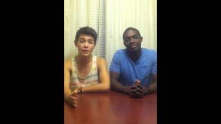 Ryan Potter and Carlos Knight talk Chance To Play 2012 [upl. by Yrreg]