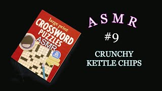 ASMR WHISPER CROSSWORDS 9 with CRUNCHY KETTLE JALAPENO CHIPS [upl. by Saunders]